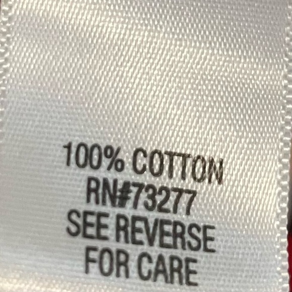 Croft & Barrow Striped Cotton Tee | Neutral Pink Tan White | Size M - Picture 4 of 6